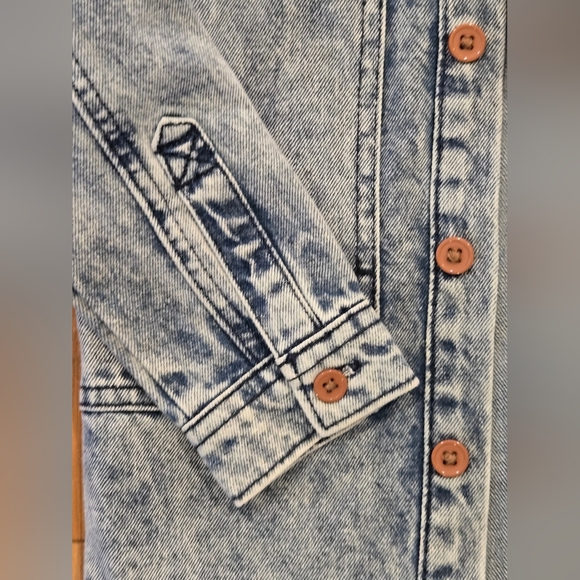 💚 NWOT Wonder Nation Kids Denim Jacket - Picture 4 of 7